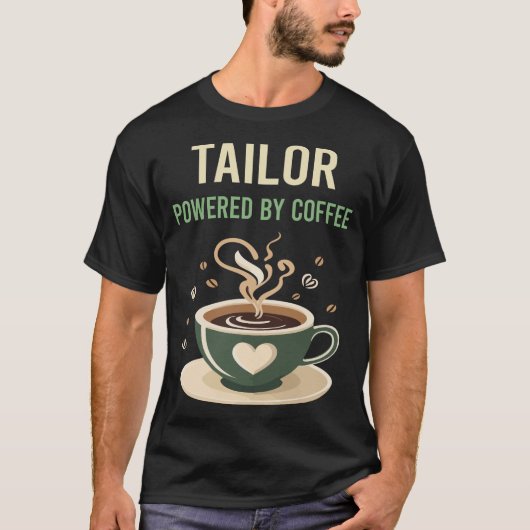 コーヒーテイラーで動く Tシャツ (正面)