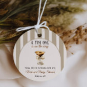 コーヒーテーマエスプレッソマルティーニバーブベビーシャワー フェイバータグ