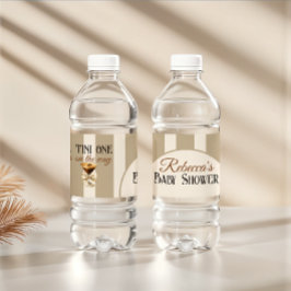 コーヒーテーマエスプレッソマルティーニバーブベビーシャワー ペットボトルラベル