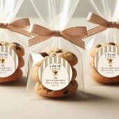 コーヒーテーマエスプレッソマルティーニバーブベビーシャワー ラウンドシール