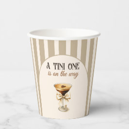 コーヒーテーマエスプレッソマルティーニバーブベビーシャワー 紙コップ