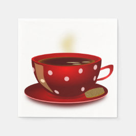 コーヒーテーマナプキンス スタンダードカクテルナプキン