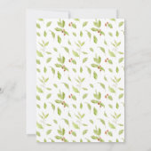 コーヒーテーマブライダルシャワー招待 招待状 (裏面)