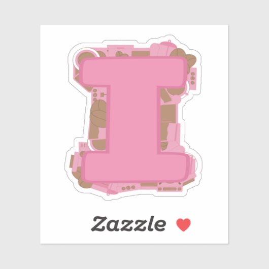 コーヒーテーマレターカスタムIカットビニールシール シール (シート)