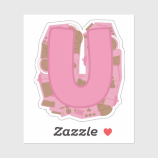 コーヒーテーマレターカスタムUカットビニールシール シール