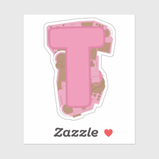 コーヒーテーマレターTカスタムカットビニールシール シール