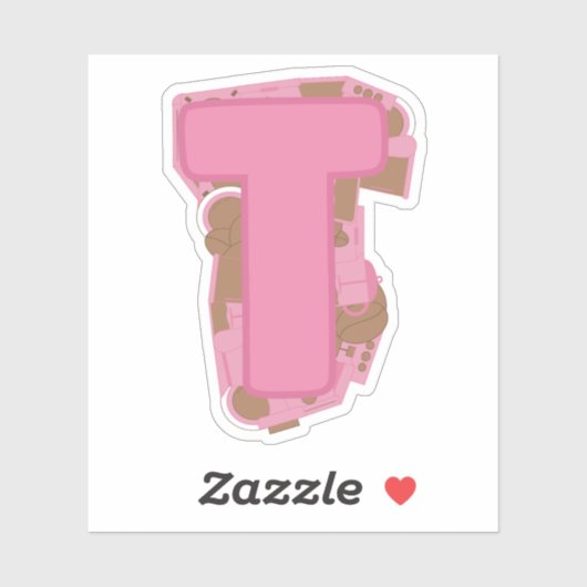 コーヒーテーマレターTカスタムカットビニールシール シール (シート)