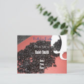 コーヒーテーマ誕生日パーティーへの招待 招待状 (スタンド正面)