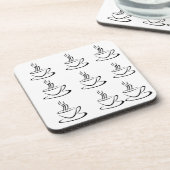 コーヒーデザインコースター コースター (左側)