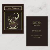 コーヒーデザイン名刺 名刺 (正面/裏面)