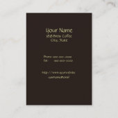 コーヒーデザイン名刺 名刺 (裏面)