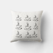 コーヒーデザイン装飾用クッション クッション (裏面)