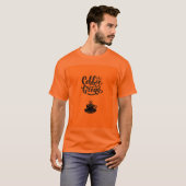 コーヒーデザインTシャツ Tシャツ (正面フル)