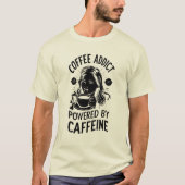 コーヒーデザインTシャツ Tシャツ (正面)