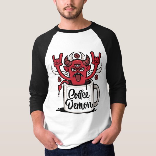 コーヒーデーモン Tシャツ (正面)