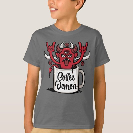 コーヒーデーモン Tシャツ (正面)