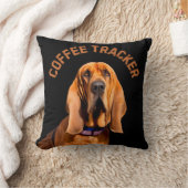 コーヒートラッカー犬 クッション (ブランケット)