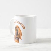 コーヒートラッカー犬 コーヒーマグカップ (正面左)