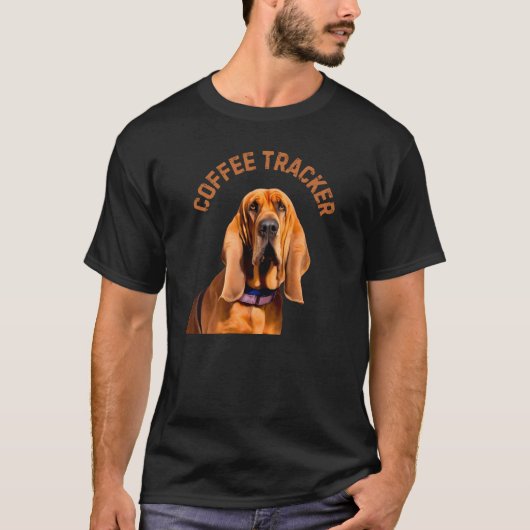 コーヒートラッカー犬 Tシャツ (正面)