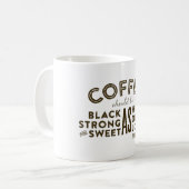 コーヒートルコ人の諺 コーヒーマグカップ (正面左)