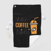 コーヒートレーダーのコーヒーアート ゴルフタオル (インサイチュ)