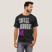 コーヒートレーニングSLPおもしろい言語病理学 Tシャツ (正面フル)