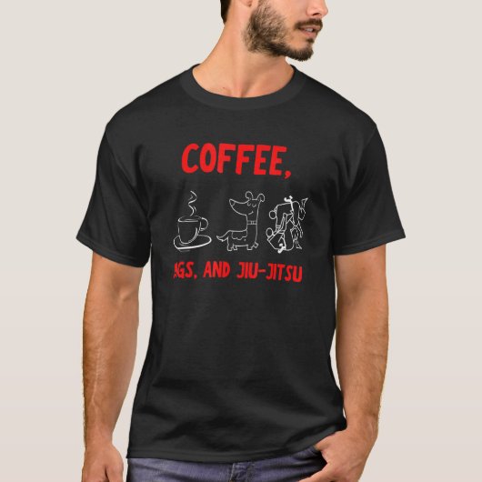 コーヒードッグス柔術 Tシャツ (正面)