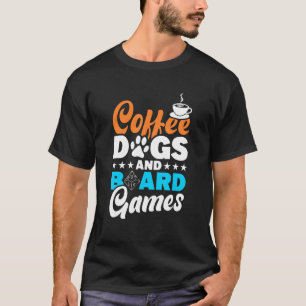 コーヒードッグボードゲームボードゲーマー卓上 Tシャツ