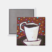 コーヒードット磁石 マグネット (正面/裏面)