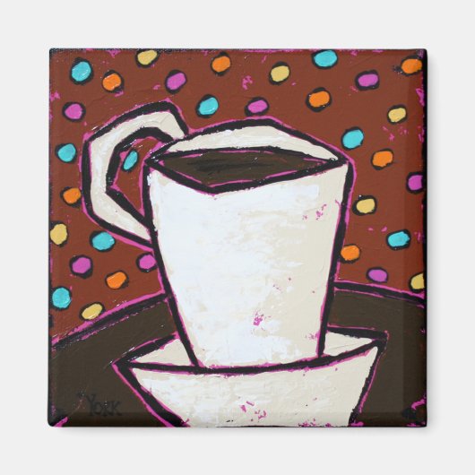 コーヒードット磁石 マグネット (正面)