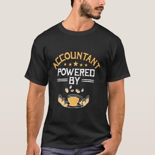 コーヒードリンカーカフェインファイナンスCpa会計Acc Tシャツ (正面)