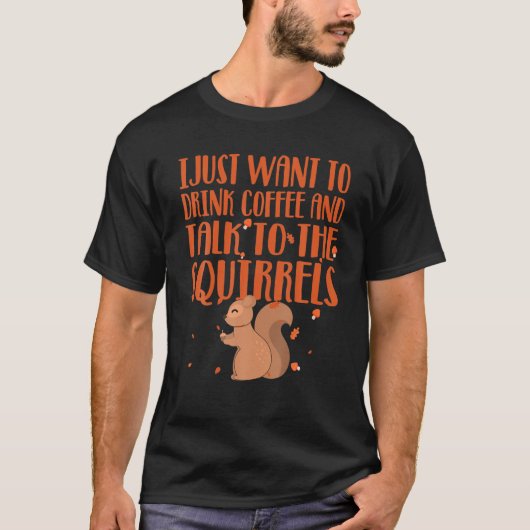 コーヒードリンカーリスのフィーダー自然愛好動物 Tシャツ (正面)