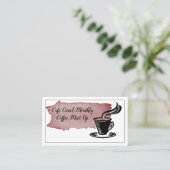 コーヒードリンク月例会メンバーカード コーリングカード (スタンド正面)