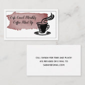 コーヒードリンク月例会メンバーカード コーリングカード (正面/裏面)