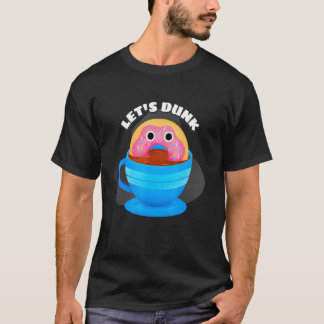 コーヒードーナツをドンクしようとする冗談 Tシャツ