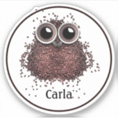 コーヒーナイトウパーソナライズされたル シール (正面)