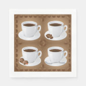 コーヒーナプキンセット スタンダードランチョンナプキン (正面)