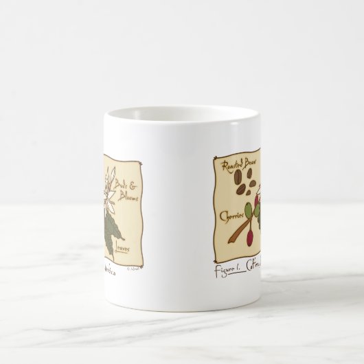 コーヒーノキのArabica コーヒーマグカップ (中央)