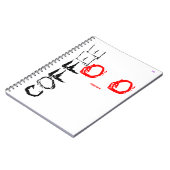 コーヒーノート(ネイル傷) ノートブック (左側)