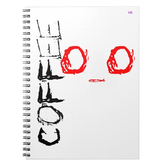 コーヒーノート(ネイル傷) ノートブック (正面)