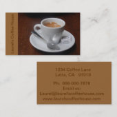 コーヒーハウスの名刺 名刺 (正面/裏面)