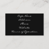 コーヒーハウスの名刺 名刺 (裏面)