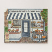 コーヒーハウスウォーターカラー ジグソーパズル (横)