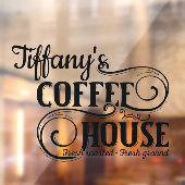 コーヒーハウスカスタムビジネス ウィンドウサイン (シート2)