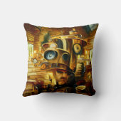 コーヒーハウスドーナツステアンパンク装飾用クッション クッション (裏面)