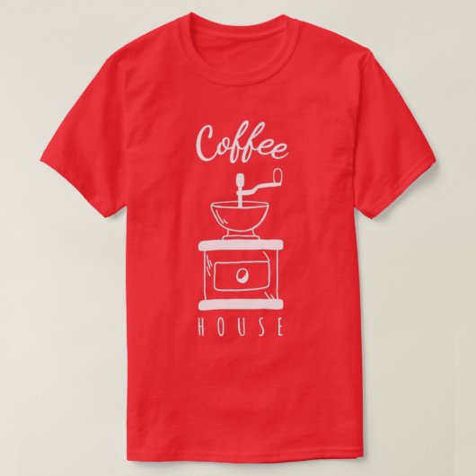 コーヒーハウスバリスタコーヒー2 Tシャツ (デザイン正面)