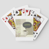 コーヒーハウスメニュートランプ トランプ (裏面)