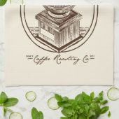 コーヒーハウス冷蔵コーヒー焙煎会社 キッチンタオル (折り畳み)