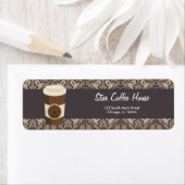 コーヒーハウス差出人住所 ラベル (インサイチュ)