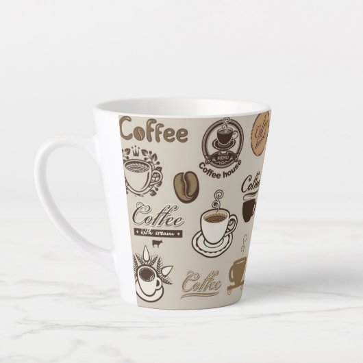 コーヒーハウス カフェラテマグ (左)